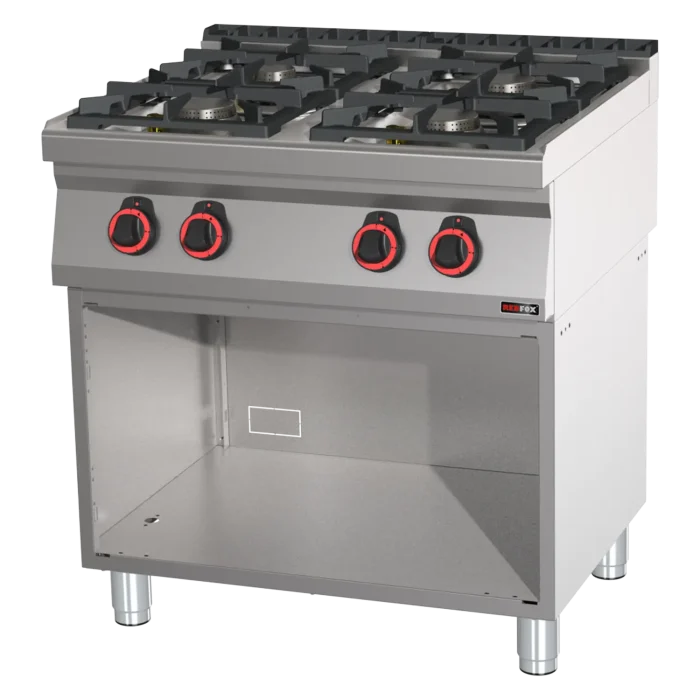 Cooking range gas 4x burner on open cabinet | Line - SP 70/80 G - Image 1