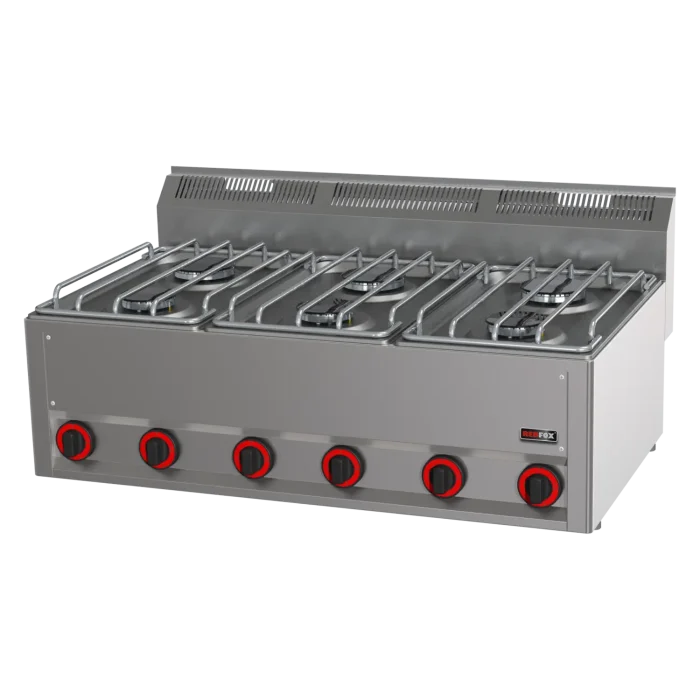 Cooking range gas 6x burner without cabinet | Line - SP 90 GL - Image 1