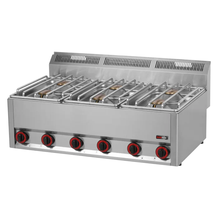 Cooking range gas 6x burner without cabinet | Line - SP 90 GLS - Image 1
