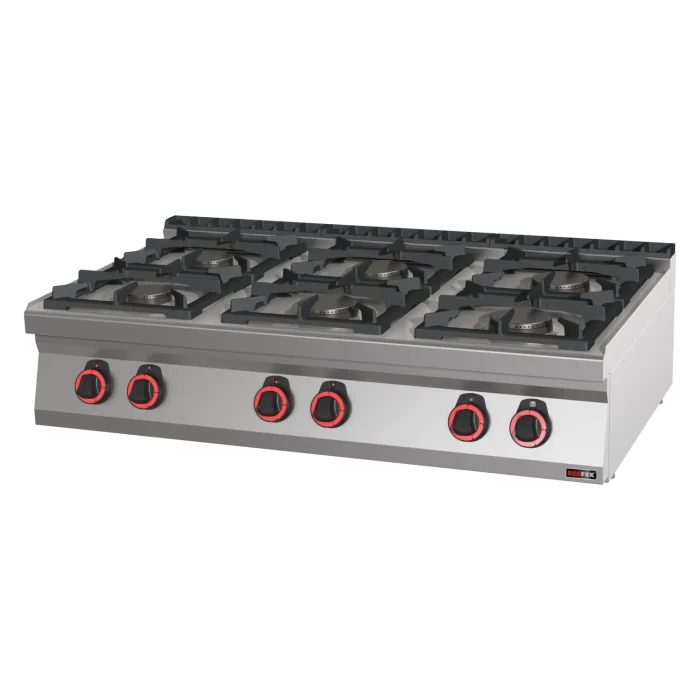 Cooking range gas 6x burner ECO without cabinet | Line - SPB 70/012 G - Image 1