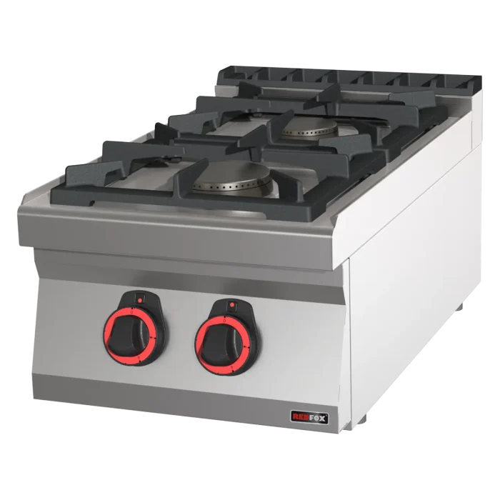 Cooking range gas 2x burner ECO without cabinet | Line - SPB 70/04 G - Image 1