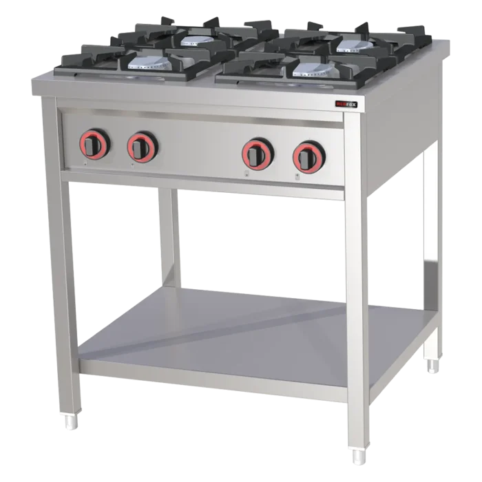 Cooking range gas 4x burner on open cabinet | Line - SPF 80 G - Image 1