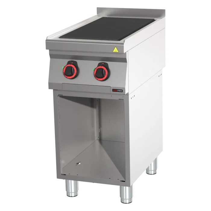 Cooking range electric with 2 solid top plates on open cabinet | Line - SPL 70/40 E - Image 1