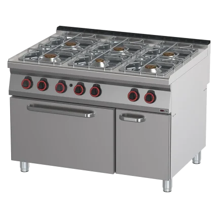 Cooking range gas with oven 2/1 | Line - SPT 90/120-21 G