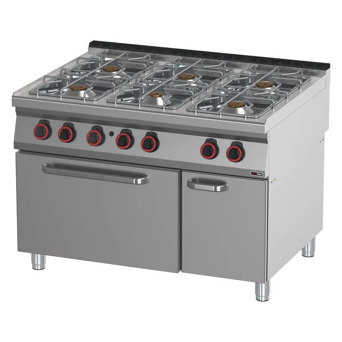 Cooking range gas with oven 2/1 | Line - SPT 90/120-21 G - Image 1