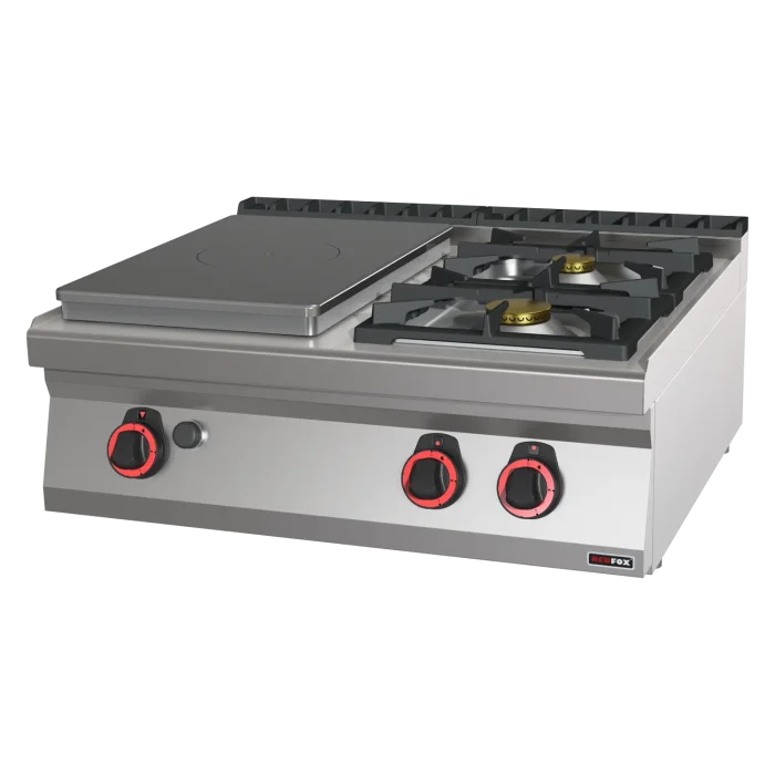Cooking range solid top gas 3x burner without cabinet | Line - STP 70/08 G - Image 1