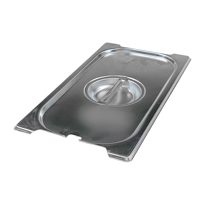Lid GN 1/3 notched for spoon handles stainless steel | Line - VGN 1/3 NU - Image 1