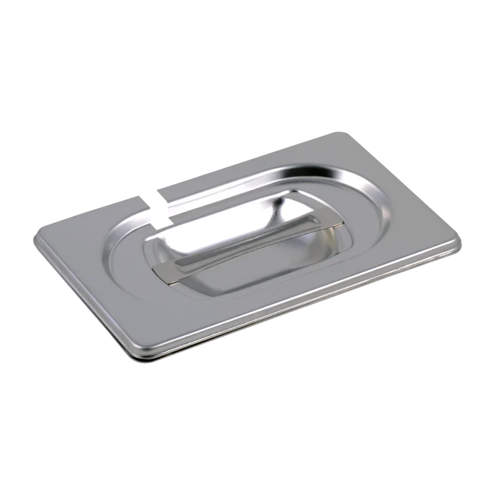 Lid GN 1/9 notched for spoon stainless steel | Line - VGN 1/9 N - Image 1