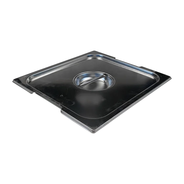 Lid GN 2/3 gasket handles stainless steel | Line - VGN 2/3 SU - Image 1