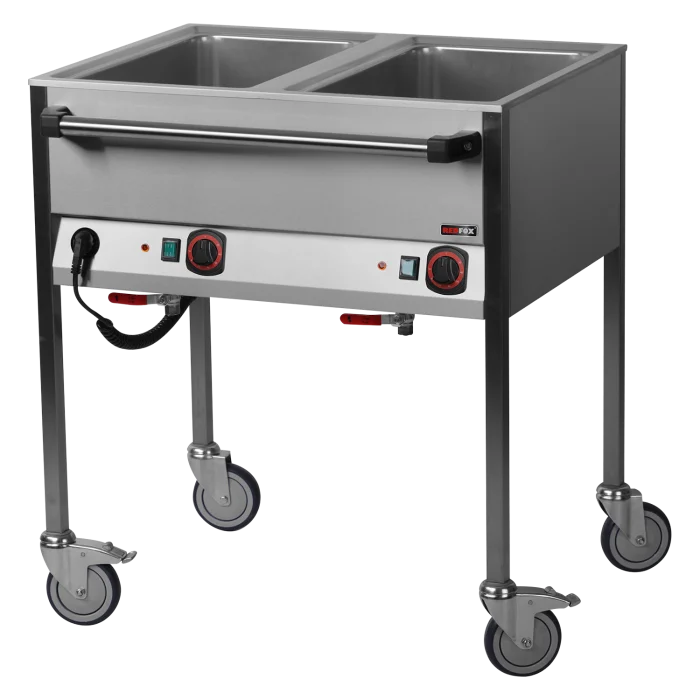 Bain marie electric GN 2-1/1 controllers on longer side | Line - VLPD 2120 - Image 1