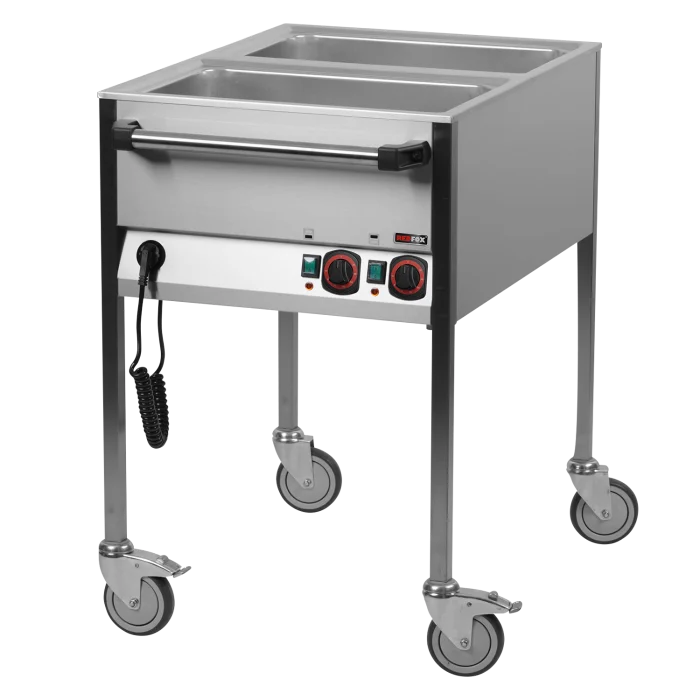 Bain marie electric GN 2-1/1 controllers on shorter side | Line - VLPK 2120 - Image 1