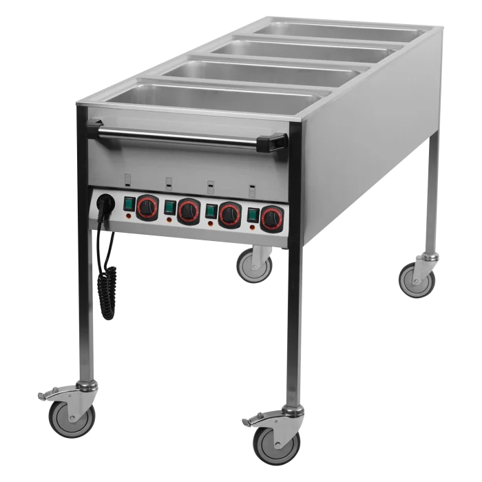 Bain marie electric GN 4-1/1 controllers on shorter side | Line - VLPK 4120 - Image 1