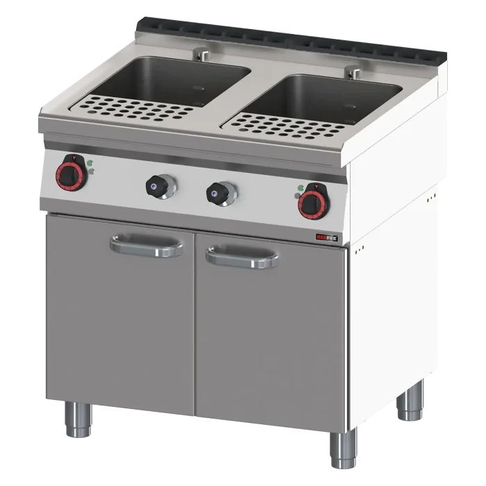 Pasta cooker electric 23 + 23 l with cabinet 400 V | Line - VT 70/80 E - Image 1